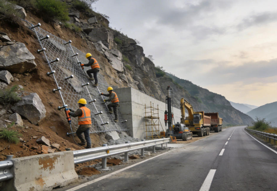 黄圃镇公路道路护坡